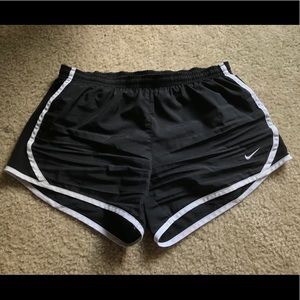 black nike shorts